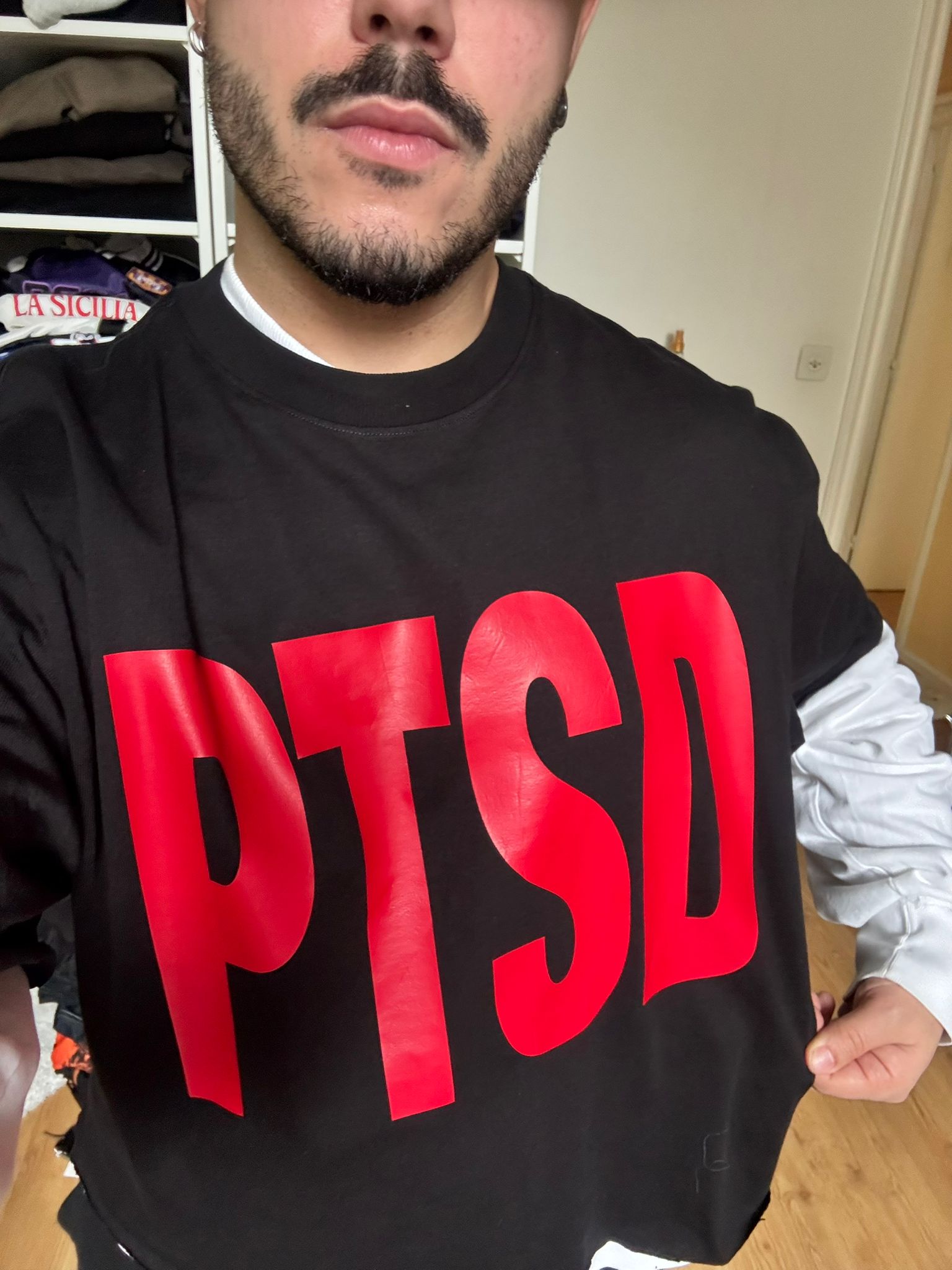 T-shirt noir PTSD